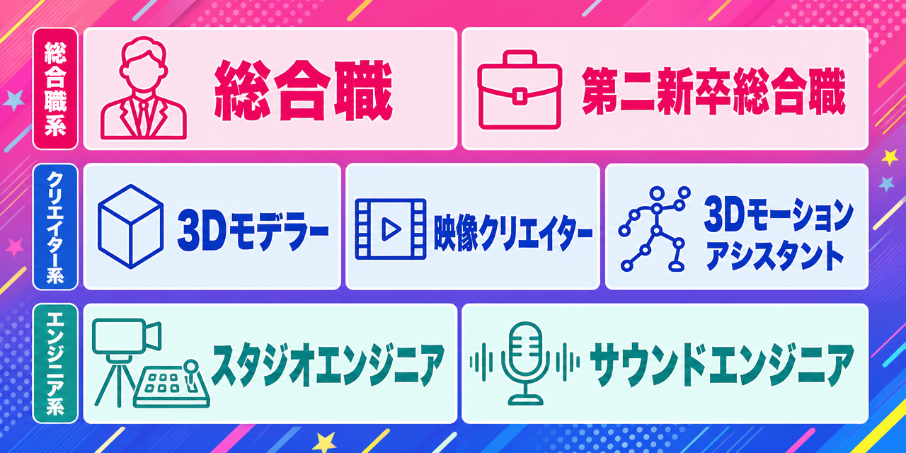 ANYCOLOR 27卒募集職種一覧